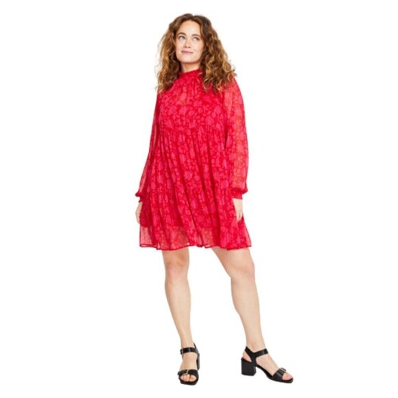 On 34th Women's Trapeze Dress, Created for Macy's, 1X - Picture 1 of 12